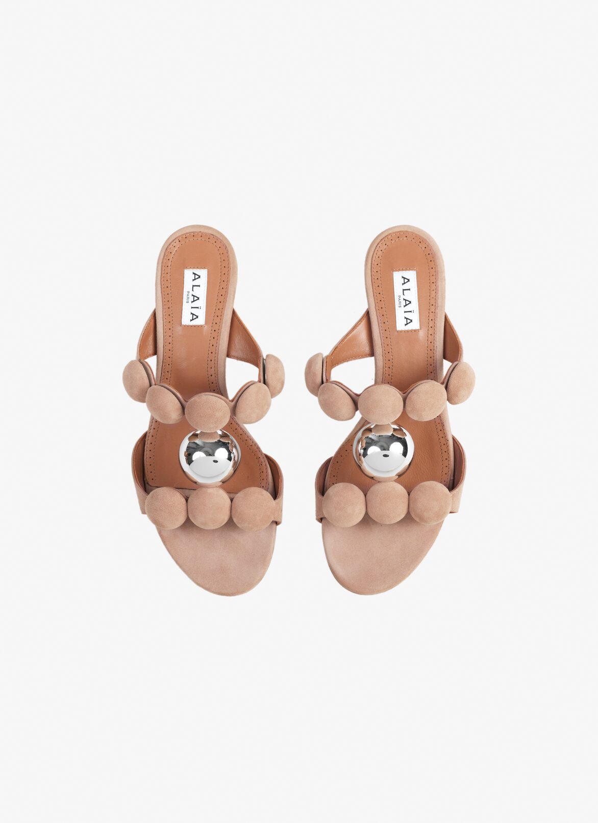 Bombe mules ALAÏA BLUSH BOMBE MULES